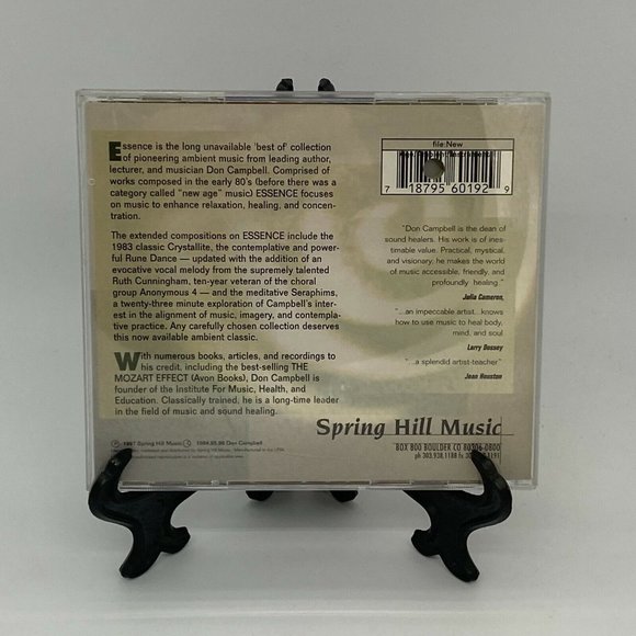 Essence by Don Campbell (CD, Oct-2000, Spring Hill Music) - Picture 3 of 3